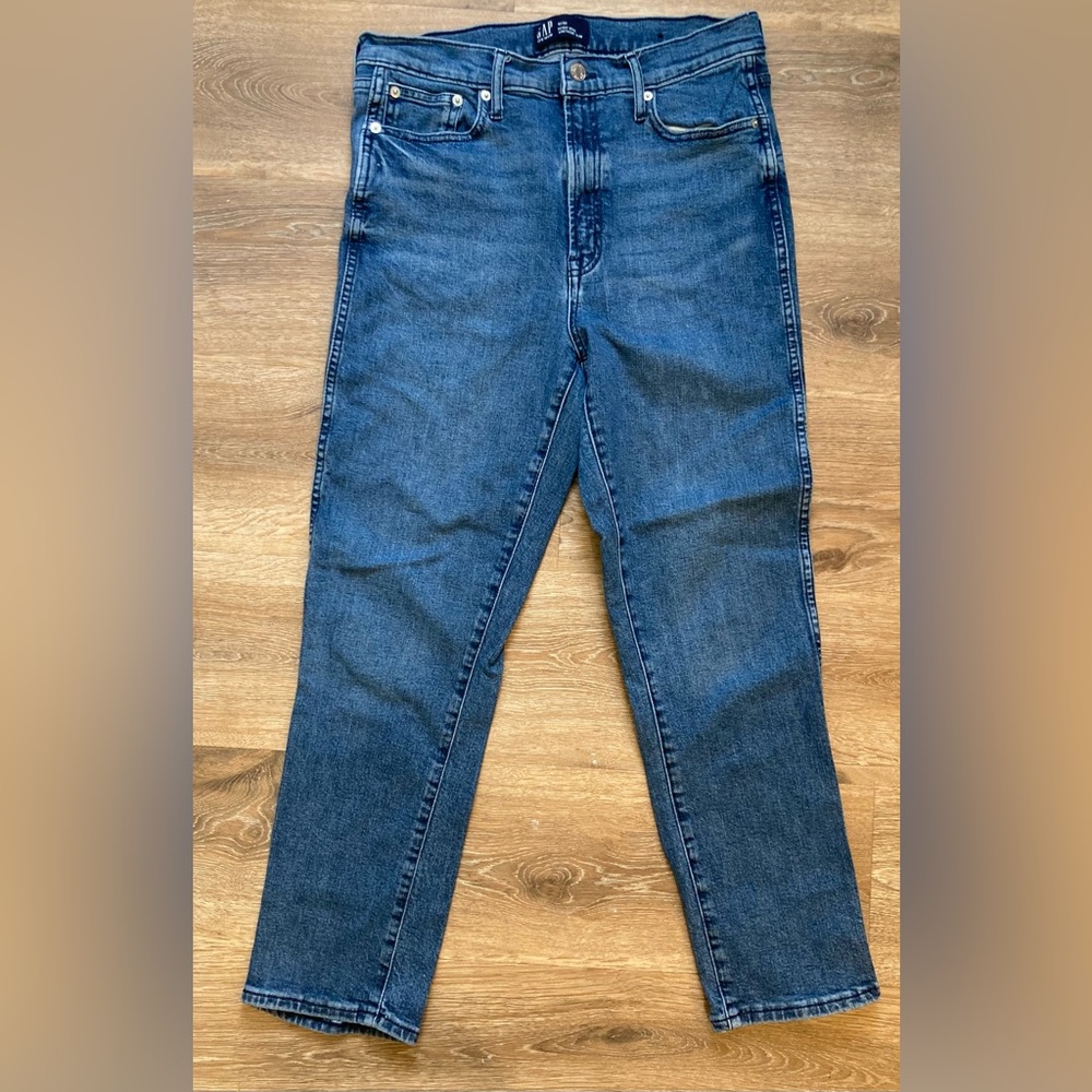 Gap High Rise Vintage Slim Jeans, Size 10